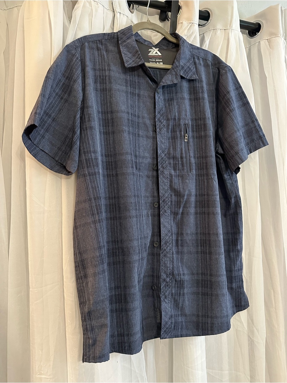 ZeroXposur Travel Series Blue  Shirt